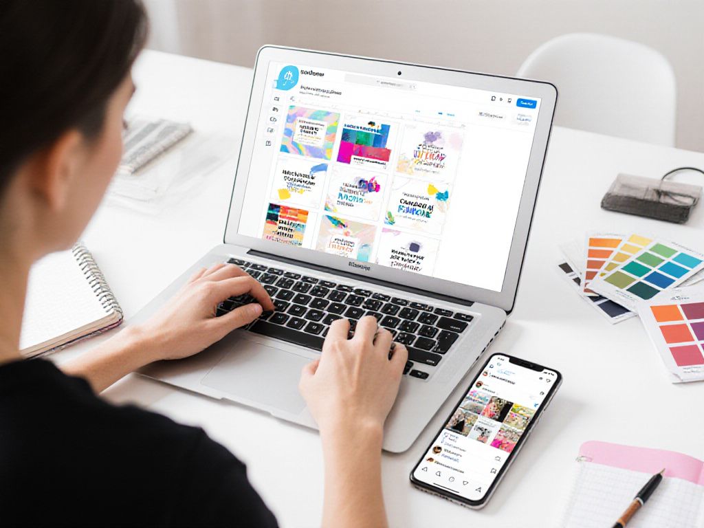 Design visually appealing posts that match your brand
