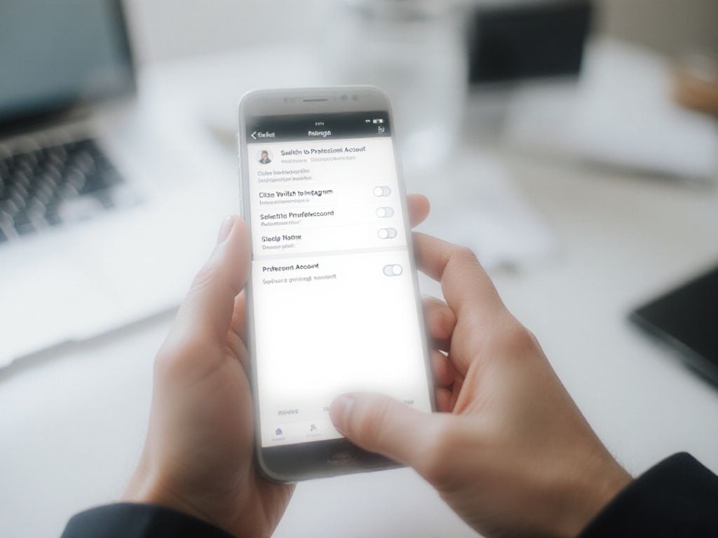 Step-by-step guide to switching to a professional account