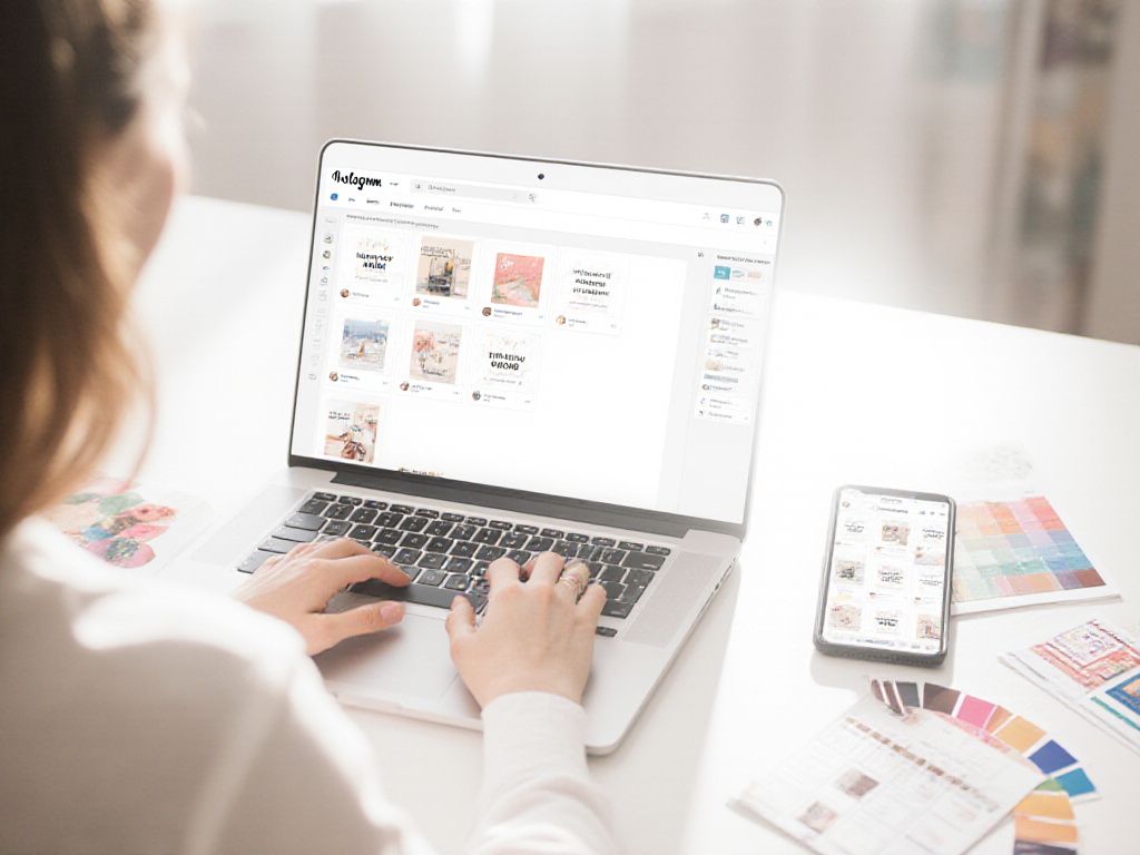 Instagram content planning with templates