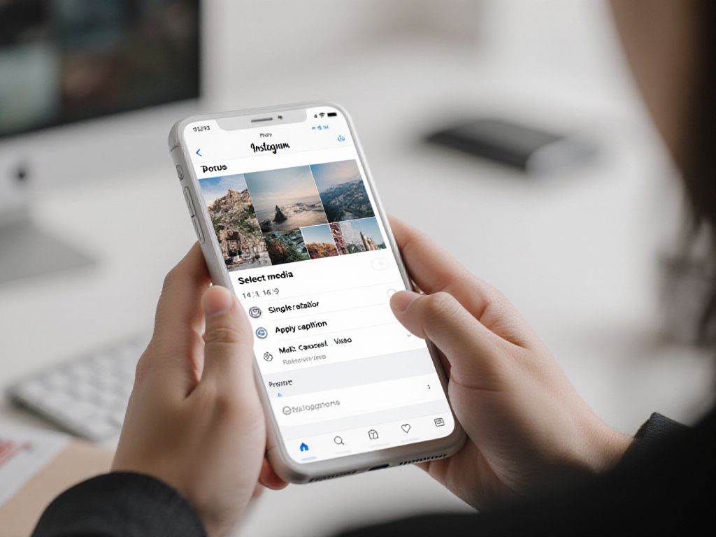 Post photos and videos from the Instagram mobile app